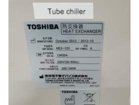 Toshiba Tube Chiller Heat Exchanger PN HEX-125 for Toshiba Infinix