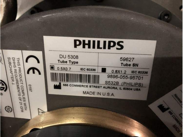 PHILIPS MX 8000 X-Ray Tube Parts P/N 9896-055-95701