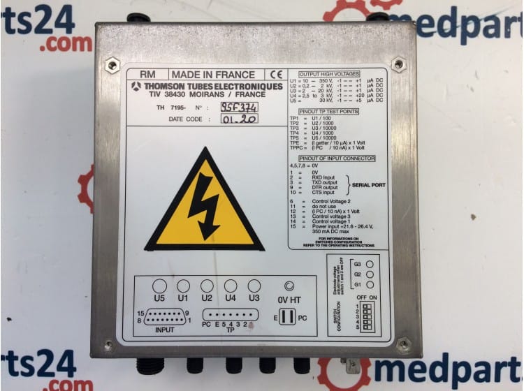 THOMSON TUBES ELECTRONIQUES FOR OEC 8800 Power Supply P/N TIV38430 / TIV 38430