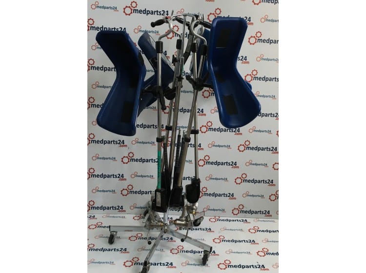 MAQUET Leg holders with lower leg stirrups and gas-damped spring adjustment O/R OB Table P/N 1005.86A0