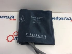 CRITIKON GE Carescape V100 DuraCuf Blood Pressure Cuff with Screw Connector - Adult (23-33cm) Pressure Tester P/N 2774