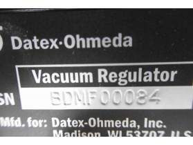 BDMF 00084 Vacuum regulator for Datex-Ohmeda Aestiva