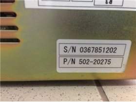 SHIMADZU SCT-7800 POWER SUPPLY CT Scanner Parts P/N 502-20275
