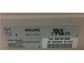 PHILIPS Allura FD Fluoro Footswitch, 3-Pedal Monoplane Cath Lab Parts P/N 989600003992 / 9896-000-03992